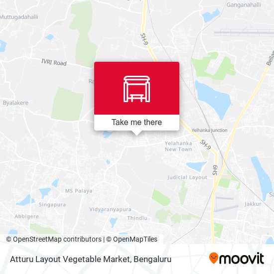 Atturu Layout Vegetable Market map