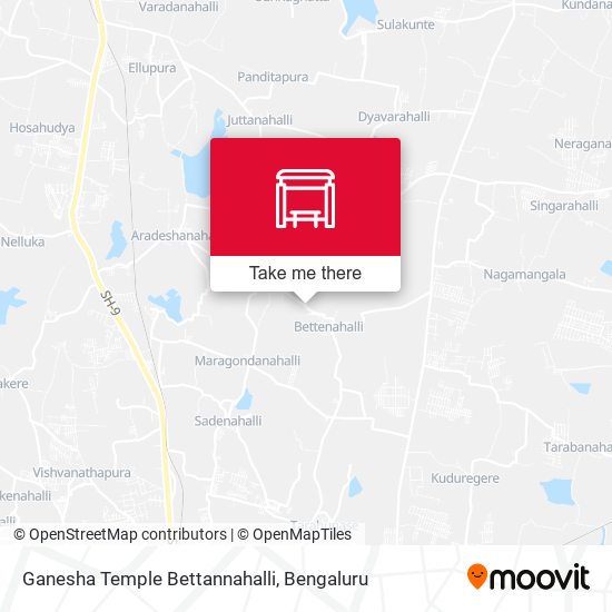 Ganesha Temple Bettannahalli map