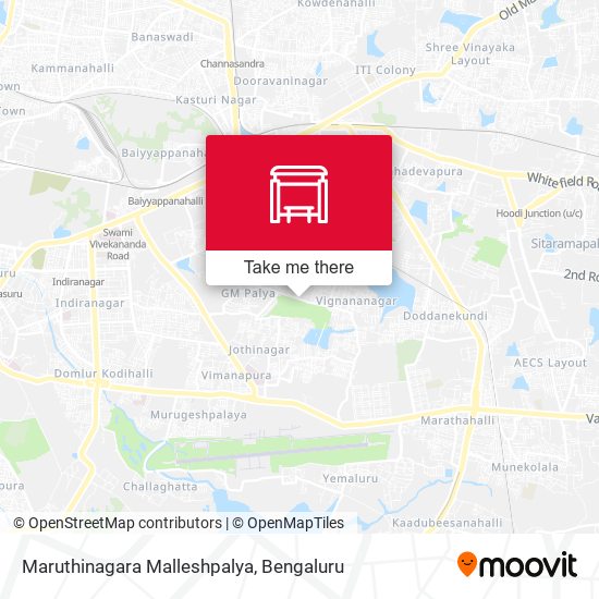 Maruthinagara Malleshpalya map