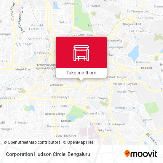 Corporation Hudson Circle map