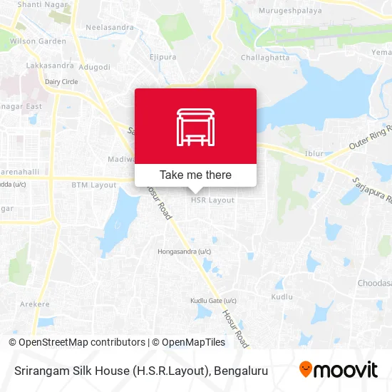 Srirangam Silk House (H.S.R.Layout) map