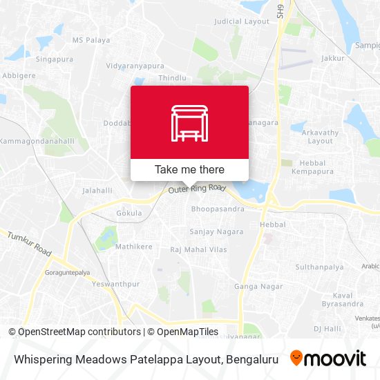 Whispering Meadows Patelappa Layout map