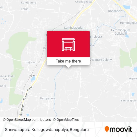 Srinivasapura Kullegowdanapalya map