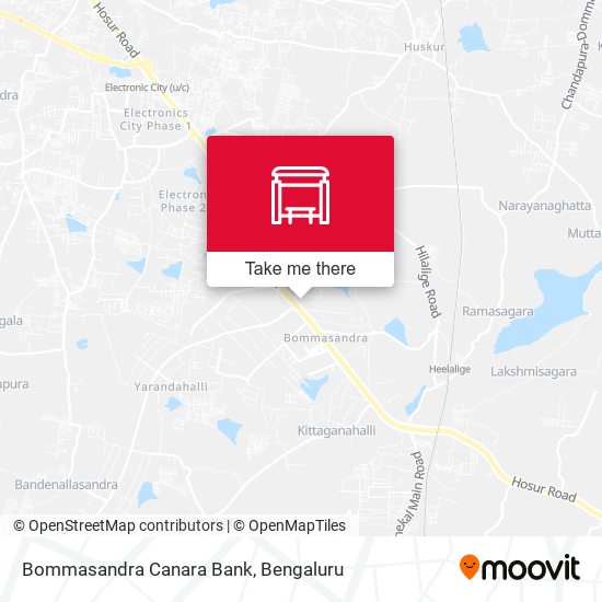 Bommasandra Canara Bank map
