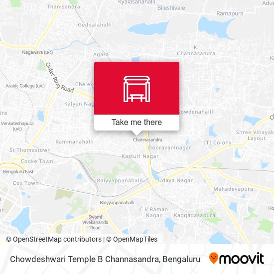 Chowdeshwari Temple B Channasandra map