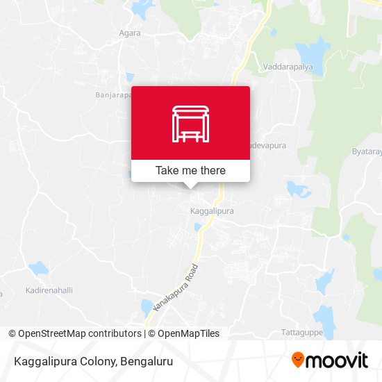 Kaggalipura Colony map