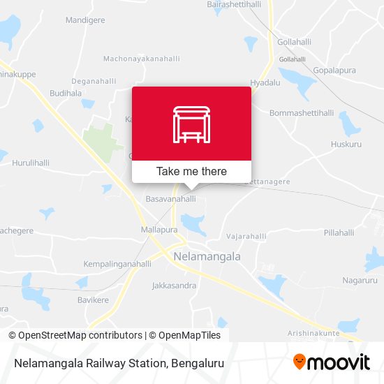 Nelamangala Railway Station map