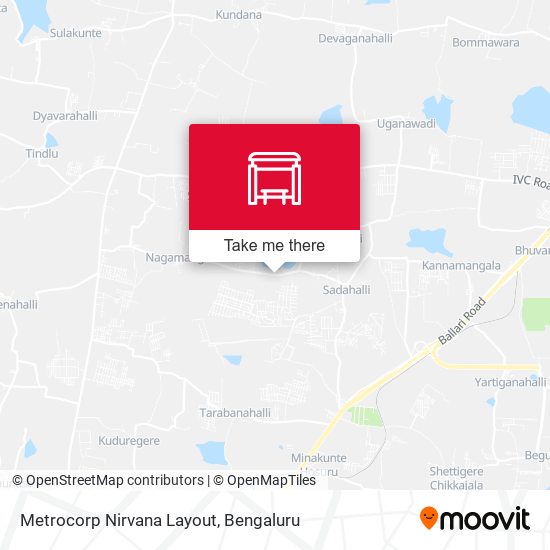 Metrocorp Nirvana Layout map