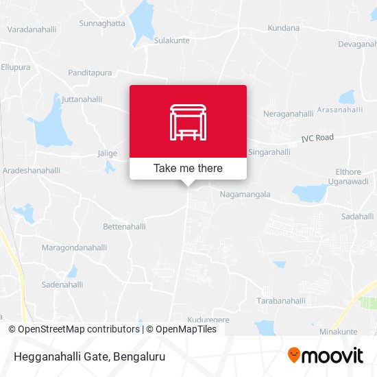 Hegganahalli Gate map