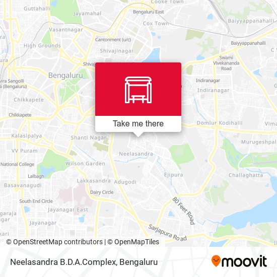 Neelasandra B.D.A.Complex map