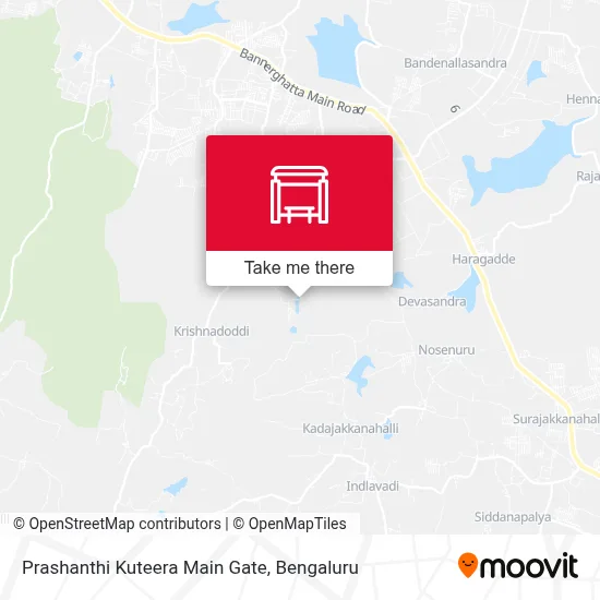 Prashanthi Kuteera Main Gate map