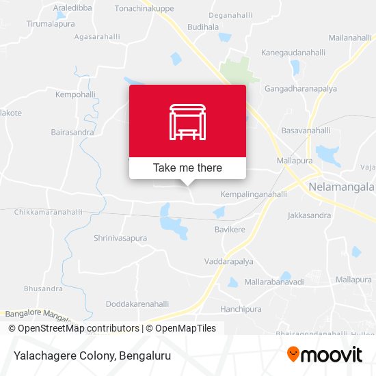 Yalachagere Colony map