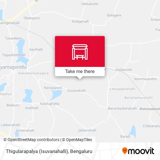 Thigularapalya (Isuvanahalli) map
