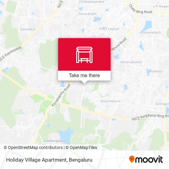 Holiday Village Apartment map