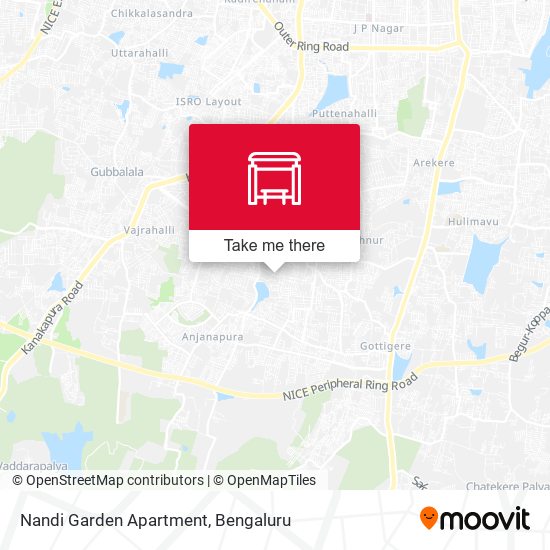 Nandi Garden Apartment map