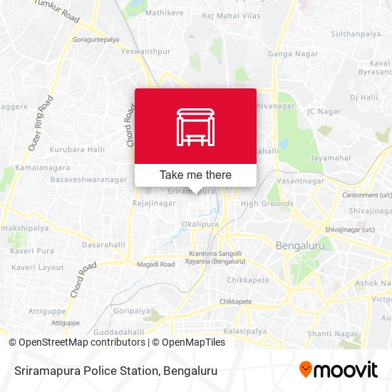 Sriramapura Police Station map