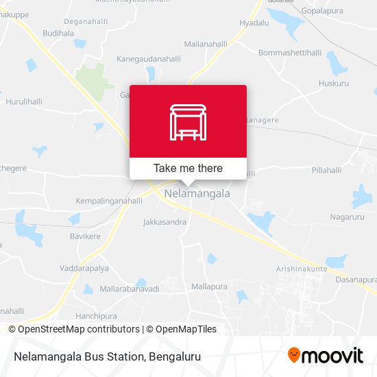 Nelamangala Bus Station map