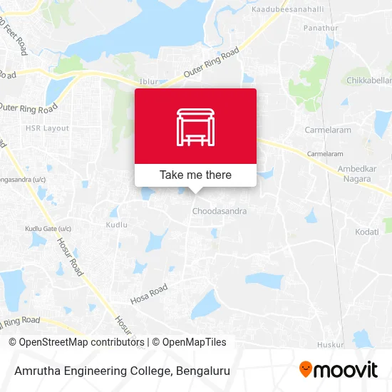 Amrutha Engineering College map