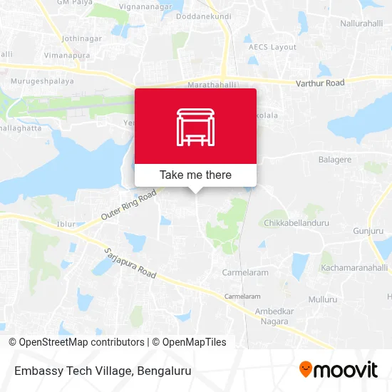 Embassy Tech Village map