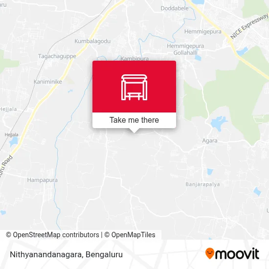Nithyanandanagara map