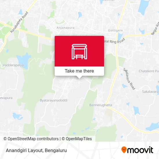 Anandgiri Layout map