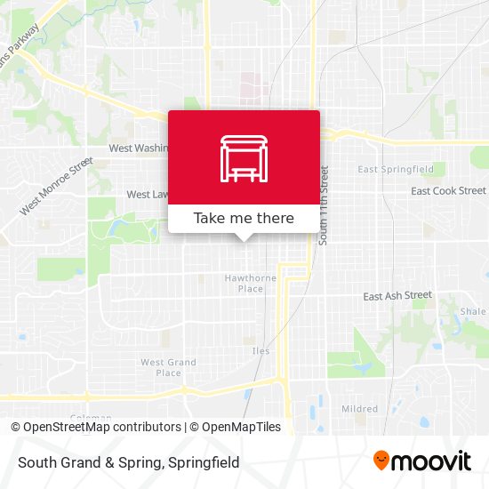 Mapa de South Grand & Spring