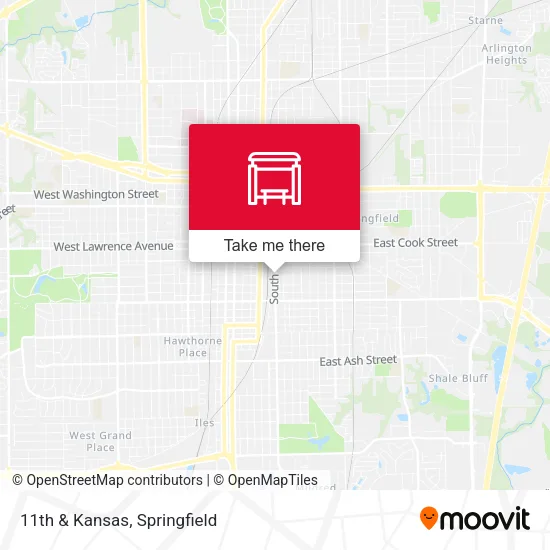 Mapa de 11th & Kansas