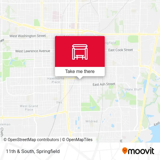 11th & South map