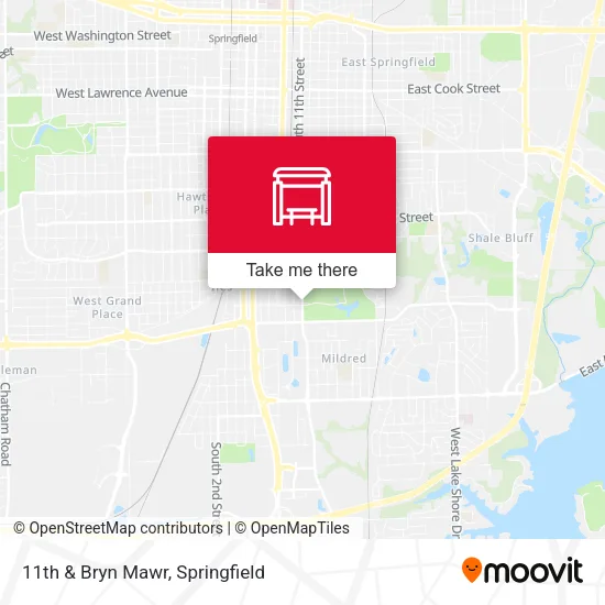 11th & Bryn Mawr map