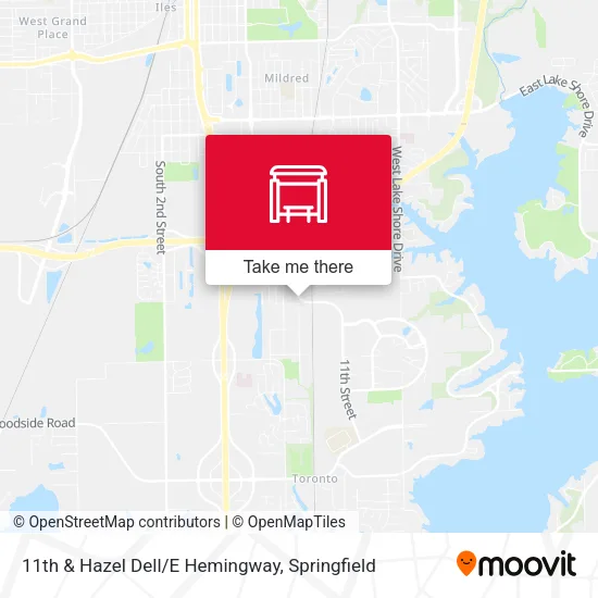 Mapa de 11th & Hazel Dell/E Hemingway