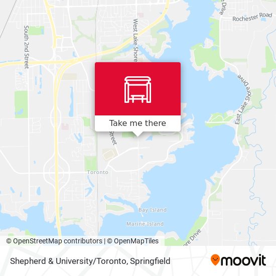 Shepherd & University/Toronto map