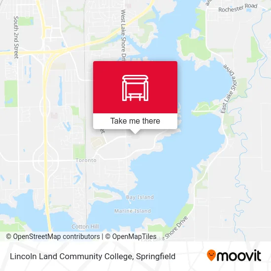 Lincoln Land Community College map