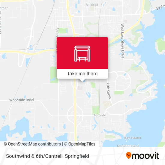 Mapa de Southwind & 6th/Cantrell