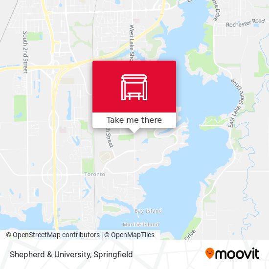 Shepherd & University map