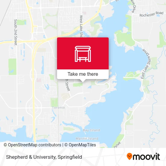 Mapa de Shepherd & University