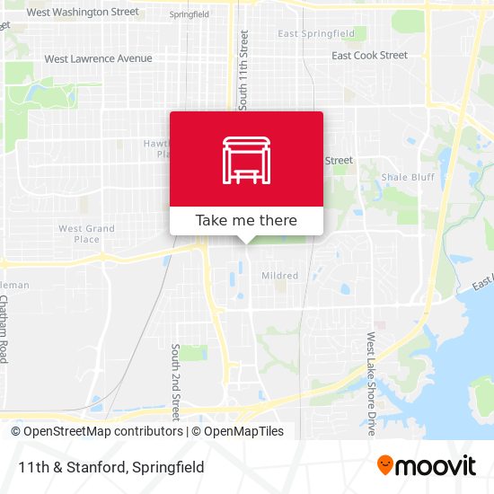 Mapa de 11th & Stanford