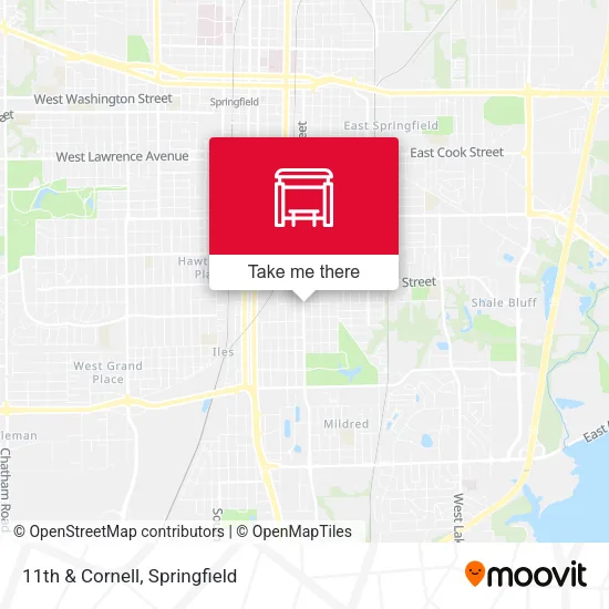 11th & Cornell map