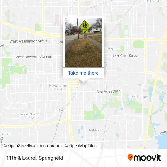 11th & Laurel map