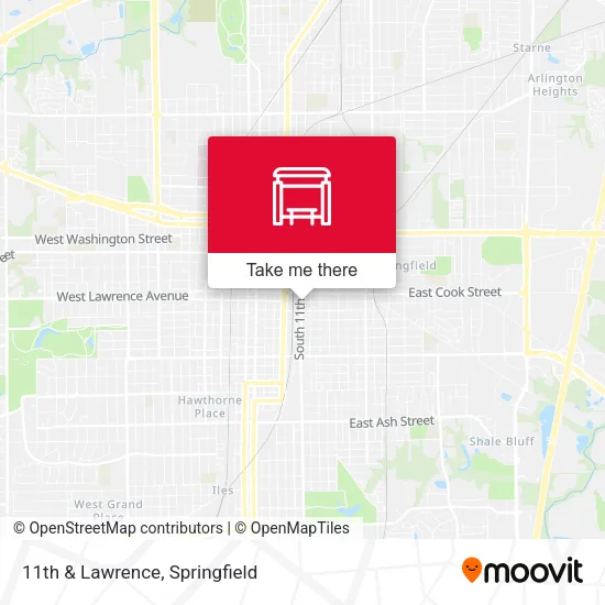 11th & Lawrence map