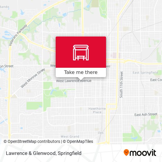 Mapa de Lawrence & Glenwood