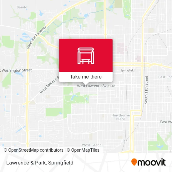 Lawrence & Park map