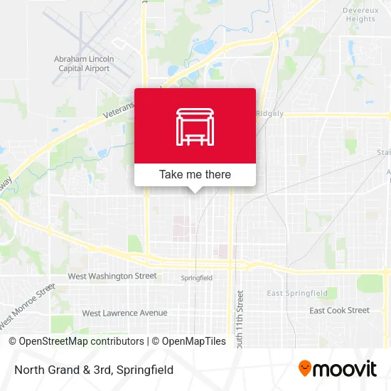 North Grand & 3rd map