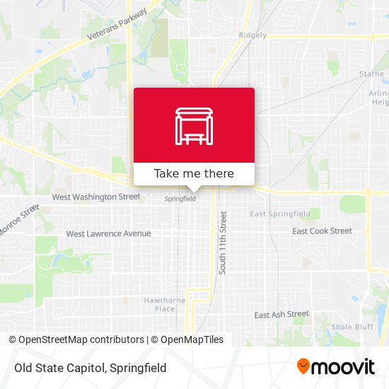 Old State Capitol map