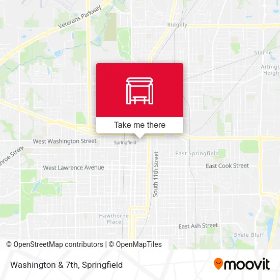 Washington & 7th map