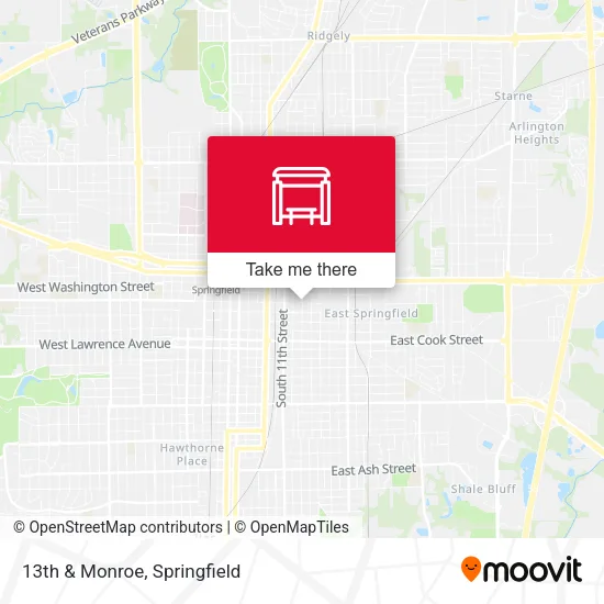Mapa de 13th & Monroe