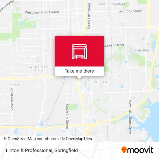 Linton & Professional map