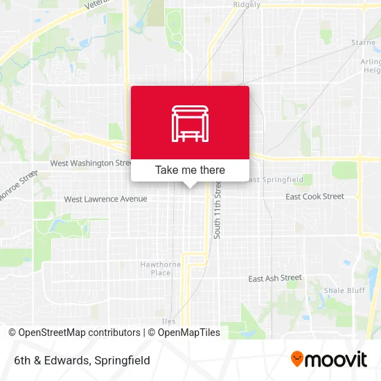 Mapa de 6th & Edwards