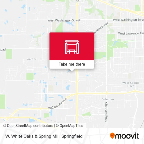 Mapa de W. White Oaks & Spring Mill