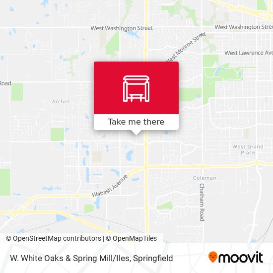 W. White Oaks & Spring Mill / Iles map