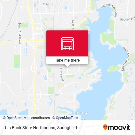 Uis Book Store Northbound map